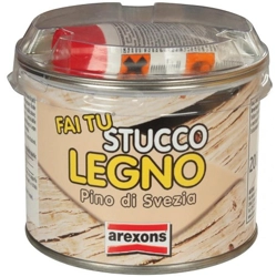 vendita online Stucco legno pino di svezia kit fai tu 200 g Stucchi e resine Arexons